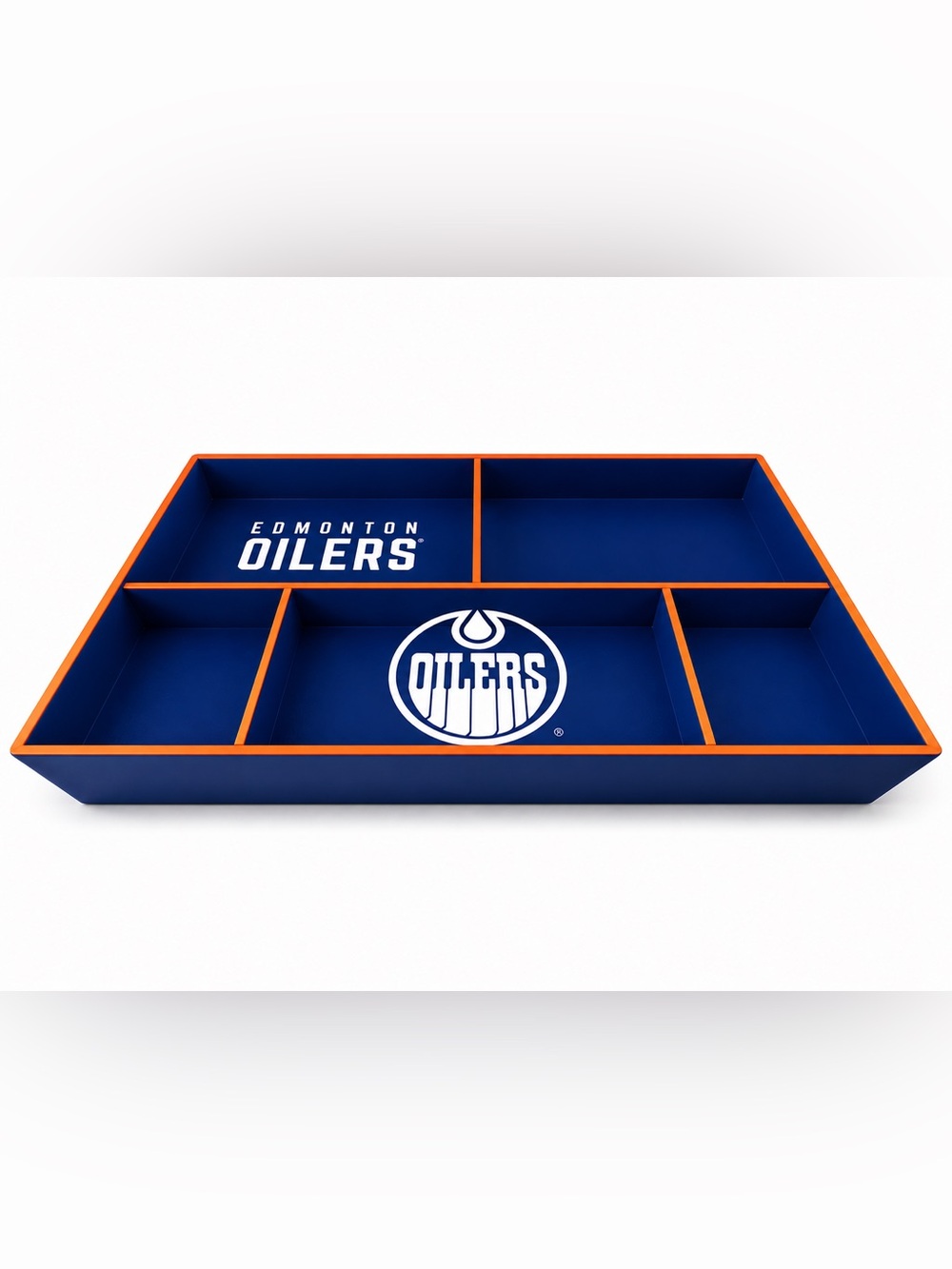 Edmonton Oilers Pocket Dump Tray - For Keys, Wallet, Money, Etc